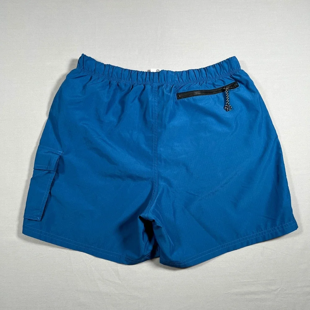 Nike Swim Cargo Swim Shorts Trunks Mesh Lined Size Medium Blue
